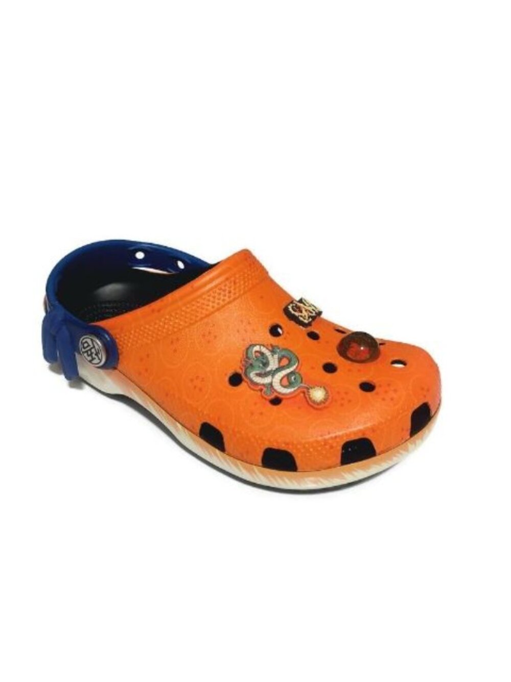 CROCS Dragon Ball Z Clogs Kids Size J4 Womens 6 DBZ Goku Slip On Sandals Shoes